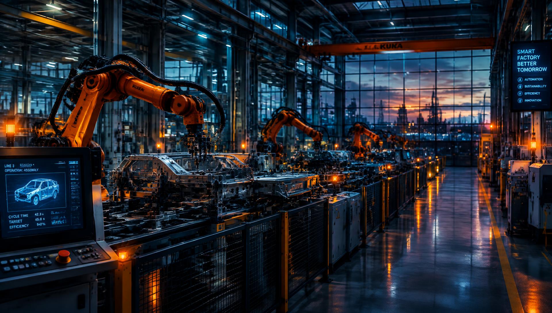 Robotik otomasyon hattı